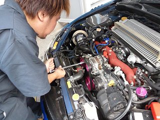 油圧センサーの交換
