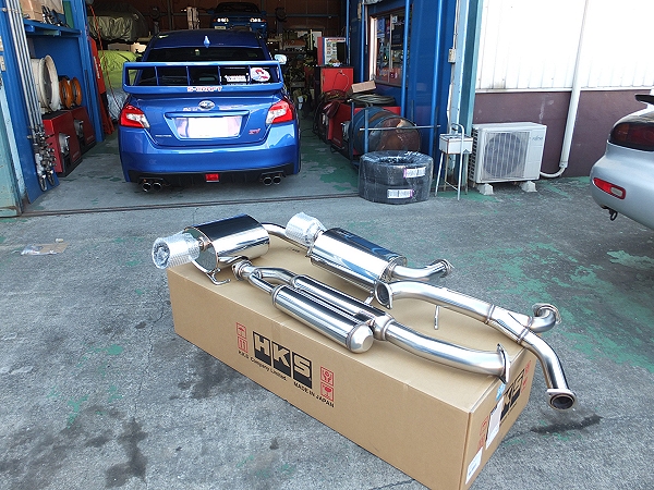 WRX-STI(VAB)用 HKSスーパーターボマフラー