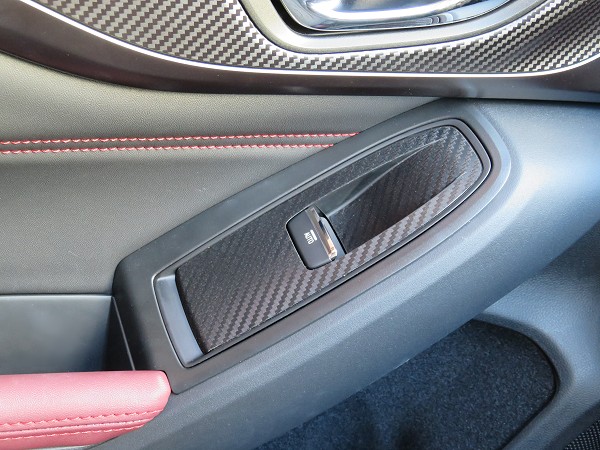 VN型 レヴォーグ (LEVORG) 専用 カーボン柄ドアスイッチパネル プロテクションシート